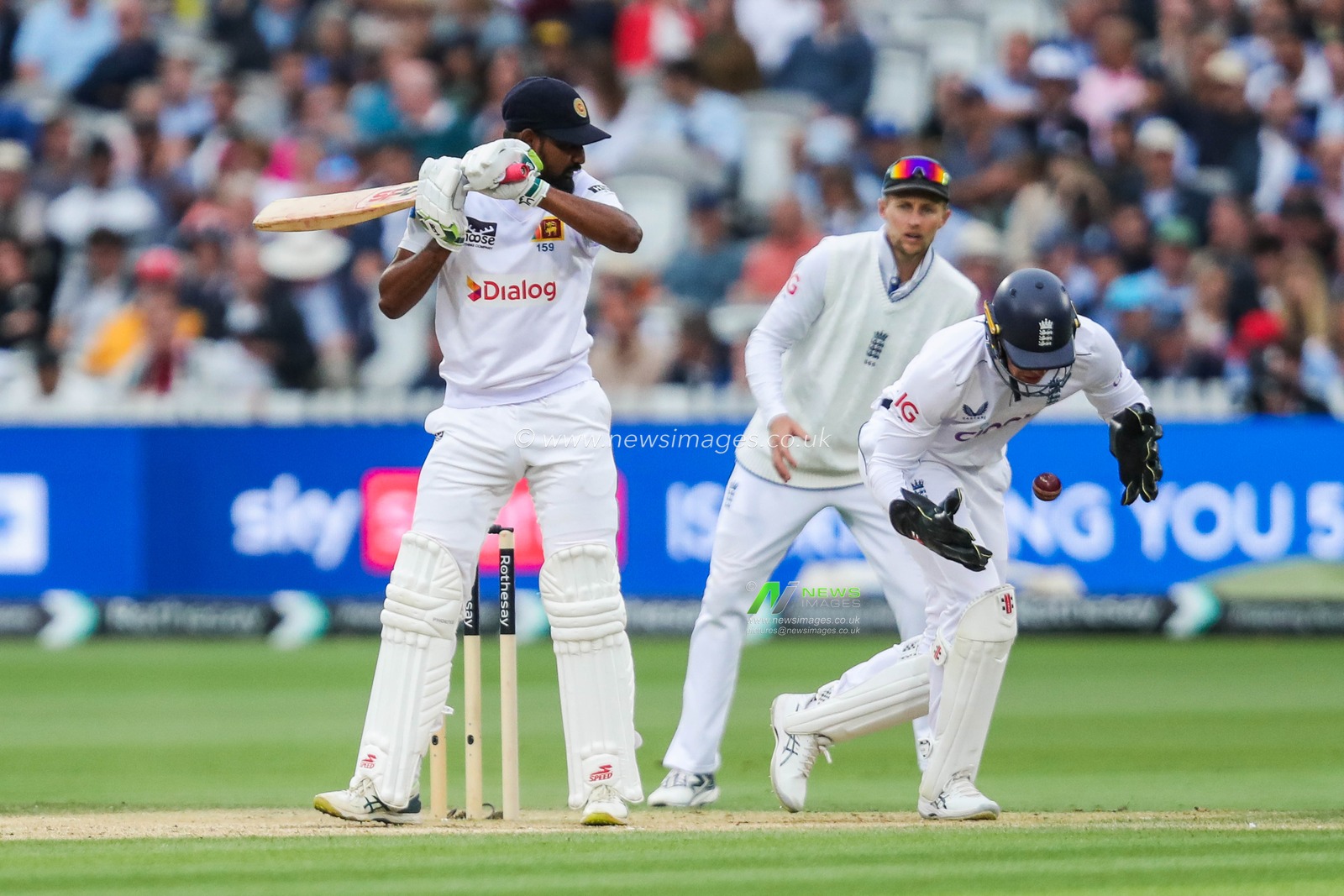 Prabath Jayasuriya of Sri Lanka bats during England v Sri Lanka 2nd Rothesay Test Match Day 3 at Lords, London, United Kingdom, 31st August 2024

(Photo by Izzy Poles/News Images)