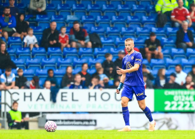 Eric Dier of Monaco on the ball during the Pre-season friendly match Nottingham Forest vs Monaco at SMH Group Stadiumact Stadium, Chesterfield, United Kingdom, 19th July 2025

(Photo by Richard Bierton/News Images)
