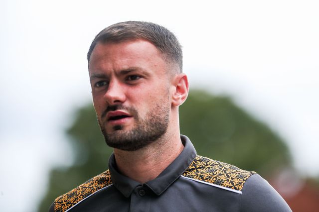 James Gibbons of Cambridge United arrives at the stadium prior to the Pre-season friendly match Cambridge United vs Charlton Athletic at Abbey Stadium, Cambridge, United Kingdom, 26th July 2025

(Photo by Izzy Poles/News Images)