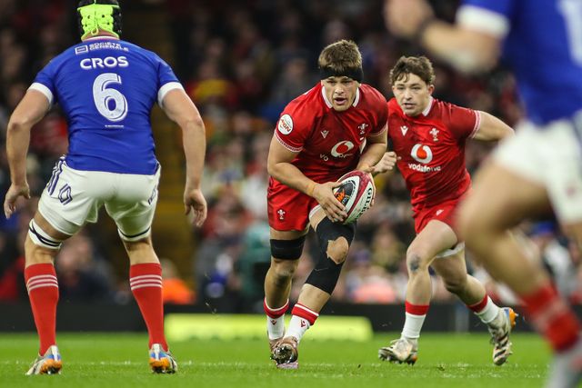 Alex Mann of Wales during the Guinness Six Nations match Wales vs France at Principality Stadium, Cardiff, United Kingdom, 15th February 2026

(Photo by Andrew Lewis/News Images)