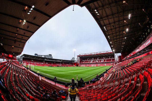 A general view of City Ground ahead of the Premier League match Nottingham Forest vs Crystal Palace at City Ground, Nottingham, United Kingdom, 1st February 2026

(Photo by Alfie Cosgrove/News Images)