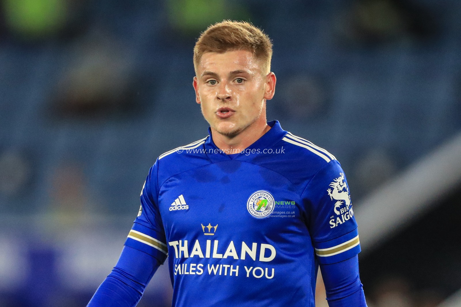 Harvey Barnes (15) of Leicester City during the game