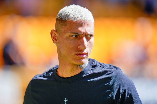 Richarlison of Tottenham Hotspur in the pregame warmup session  during the Premier League match Wolverhampton Wanderers vs Tottenham Hotspur at Molineux, Wolverhampton, United Kingdom on 25 April 2026

(Photo by Maynard Manyowa/News Images)