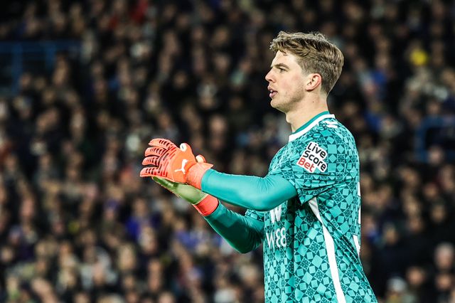 Sunderland goalkeeper Melker Ellborg during the Premier League match Leeds United vs Sunderland at Elland Road, Leeds, United Kingdom on 03 March 2026

(Photo by Mark Cosgrove/News Images)