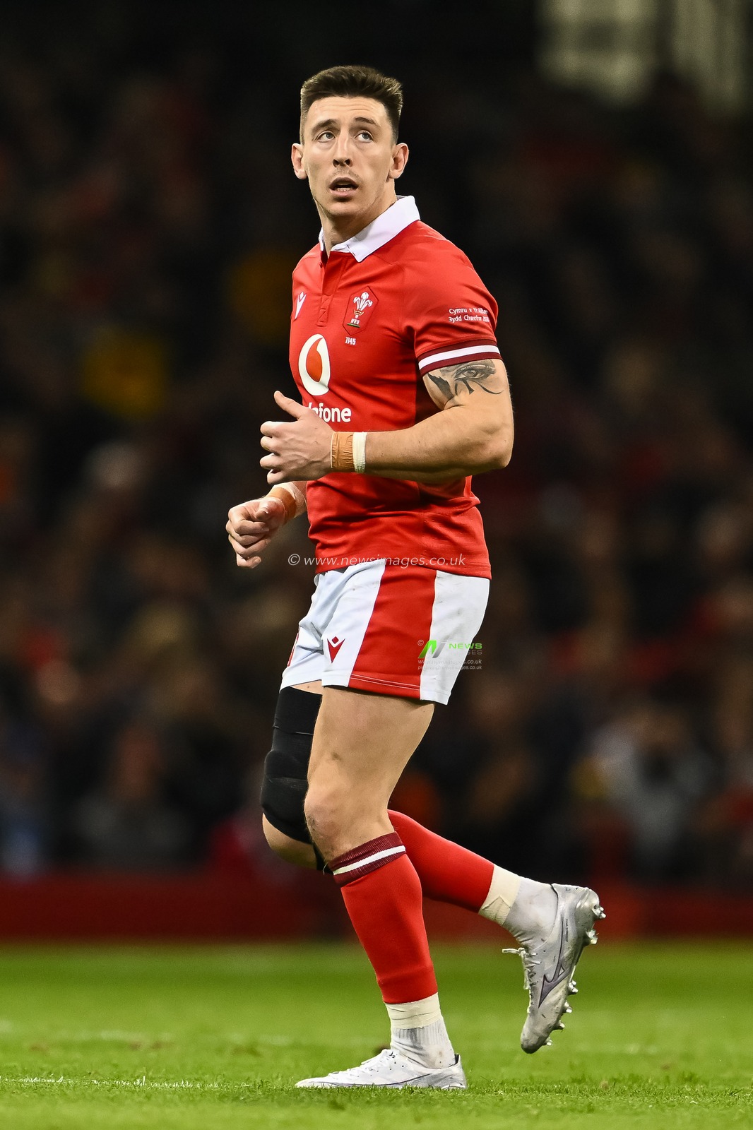Josh Adams of Wales during the 2024 Guinness 6 Nations match Wales vs Scotland at Principality Stadium, Cardiff, United Kingdom, 3rd February 2024

(Photo by Craig Thomas/News Images)