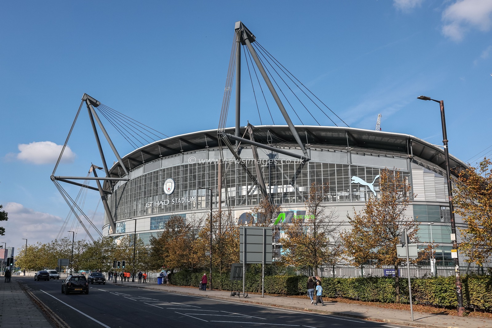 A general view of the Etihad Stadium during the Premier League match Manchester City vs Fulham at Etihad Stadium, Manchester, United Kingdom, 5th October 2024

(Photo by Mark Cosgrove/News Images)
