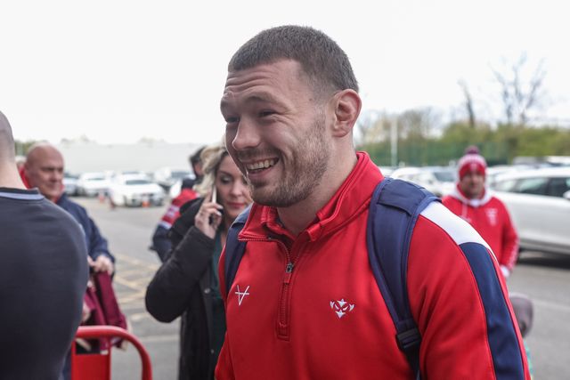 James Batchelor of Hull KR arrives during the Betfred Super League round 7 match Hull KR vs Hull FC at Sewell Group Craven Park, Hull, United Kingdom on 03 April 2026

(Photo by Mark Cosgrove/News Images)