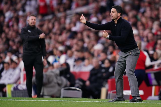 Mikel Arteta manager of Arsenal giving out instructions to his players during the Premier League match Arsenal vs Fulham at Emirates, London, United Kingdom on 02 May 2026

(Photo by Harvey Murphy/News Images)