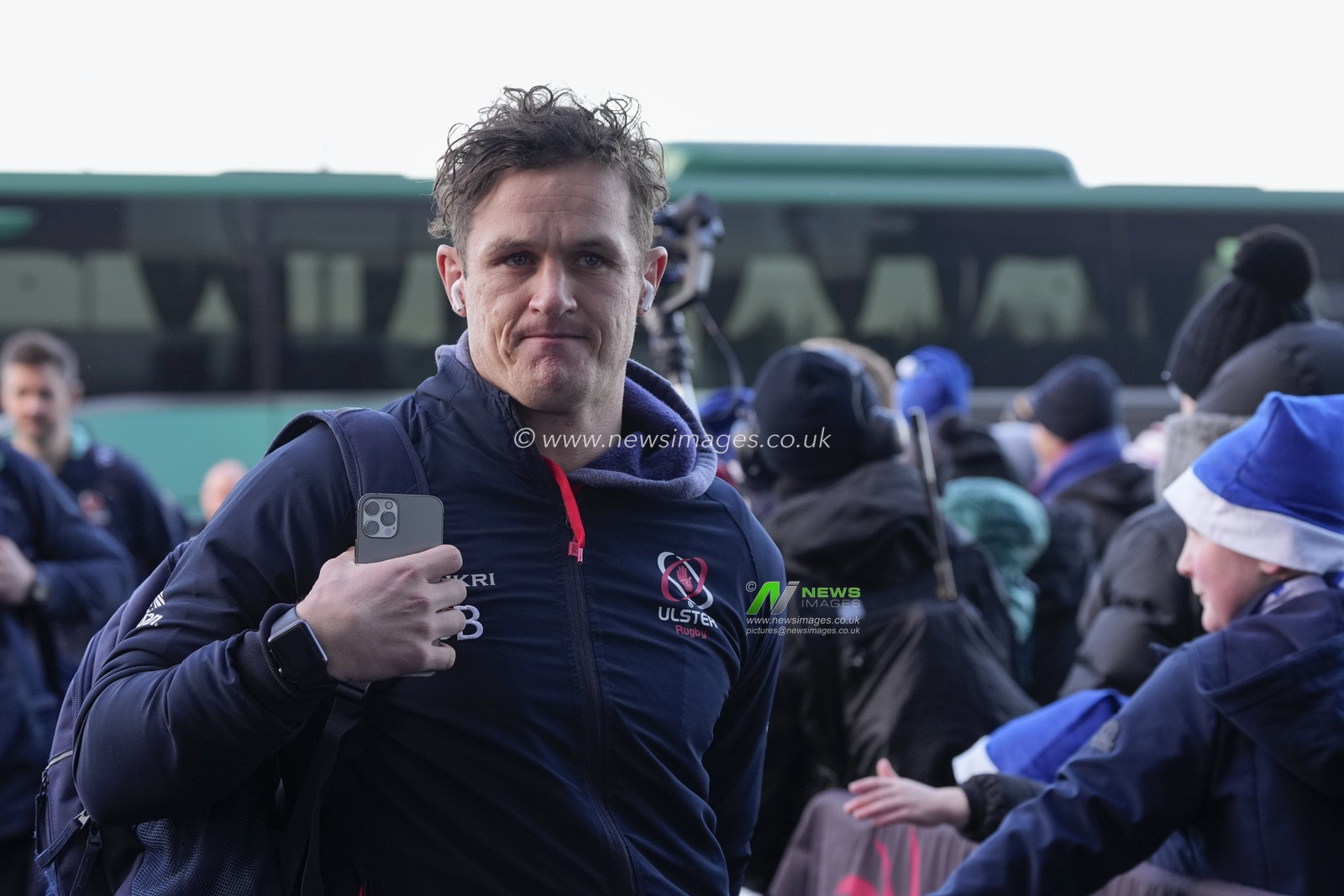Billy Burns #10 of Ulster Rugby arrives at the stadium before the European Champions Cup Group B match Sale Sharks vs Ulster Rugby at AJ Bell Stadium, Eccles, United Kingdom, 11th December 2022

(Photo by Steve Flynn/News Images)