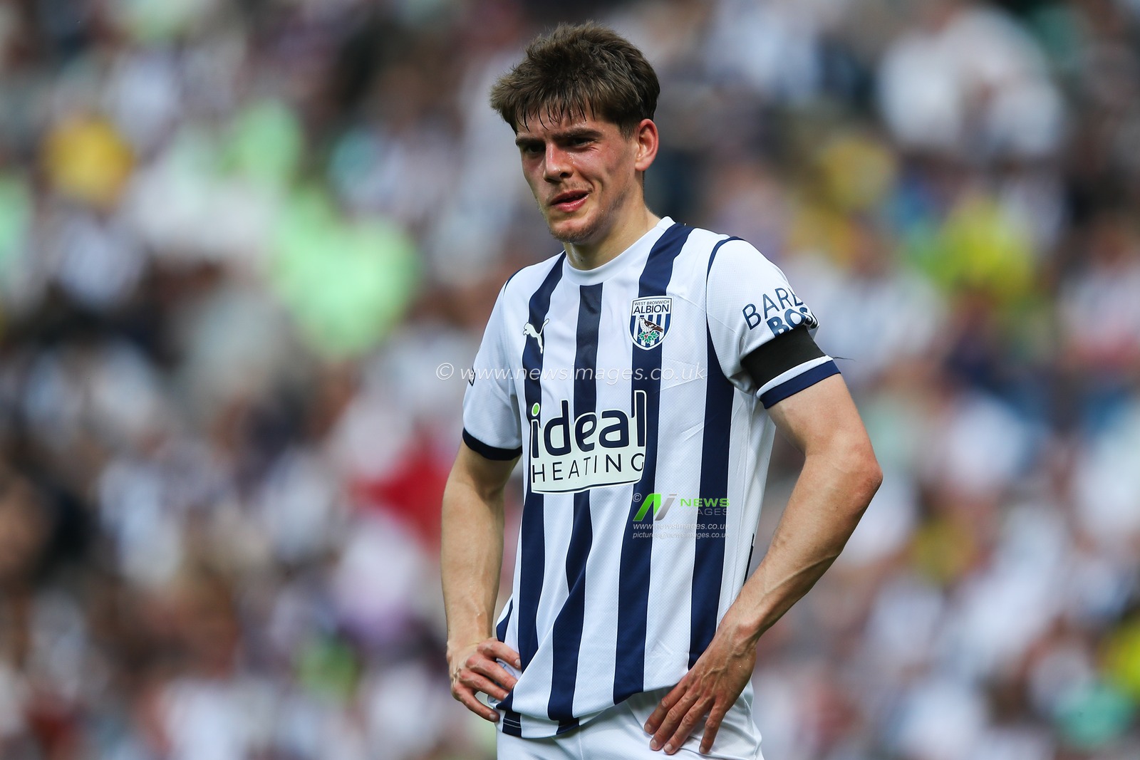 Tom Fellows of West Bromwich Albion during the Sky Bet Championship Play-Off Semi-Final First Leg match West Bromwich Albion vs Southampton at The Hawthorns, West Bromwich, United Kingdom, 12th May 2024

(Photo by Gareth Evans/News Images)