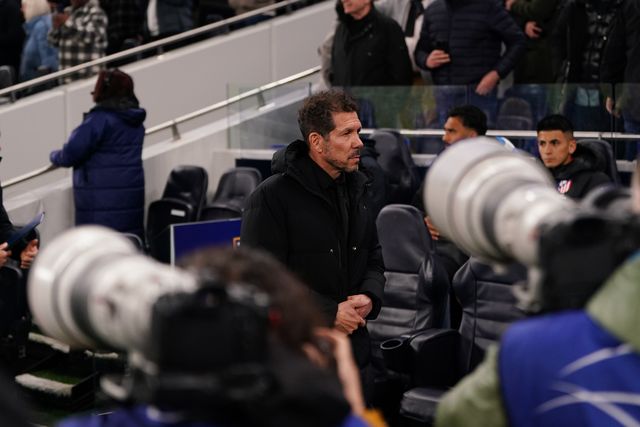 Diego Simeone manager of Atlético Madrid during the UEFA Champions League match Tottenham Hotspur vs Atletico Madrid at Tottenham Hotspur Stadium, London, United Kingdom on 18 March 2026

(Photo by Harvey Murphy/News Images)
