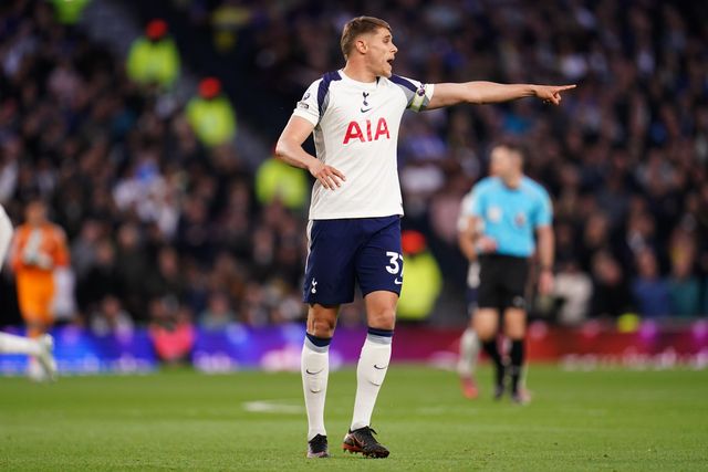 Micky van de Ven of Tottenham Hotspur during the Premier League match Tottenham Hotspur vs Leeds United at Tottenham Hotspur Stadium, London, United Kingdom on 11 May 2026

(Photo by Harvey Murphy/News Images)