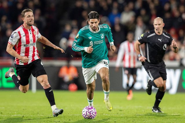 Dominik Szoboszlai of Liverpool during the Premier League match Brentford vs Liverpool at The Gtech Community Stadium, London, United Kingdom, 25th October 2025

(Photo by Ian Stephen/News Images)