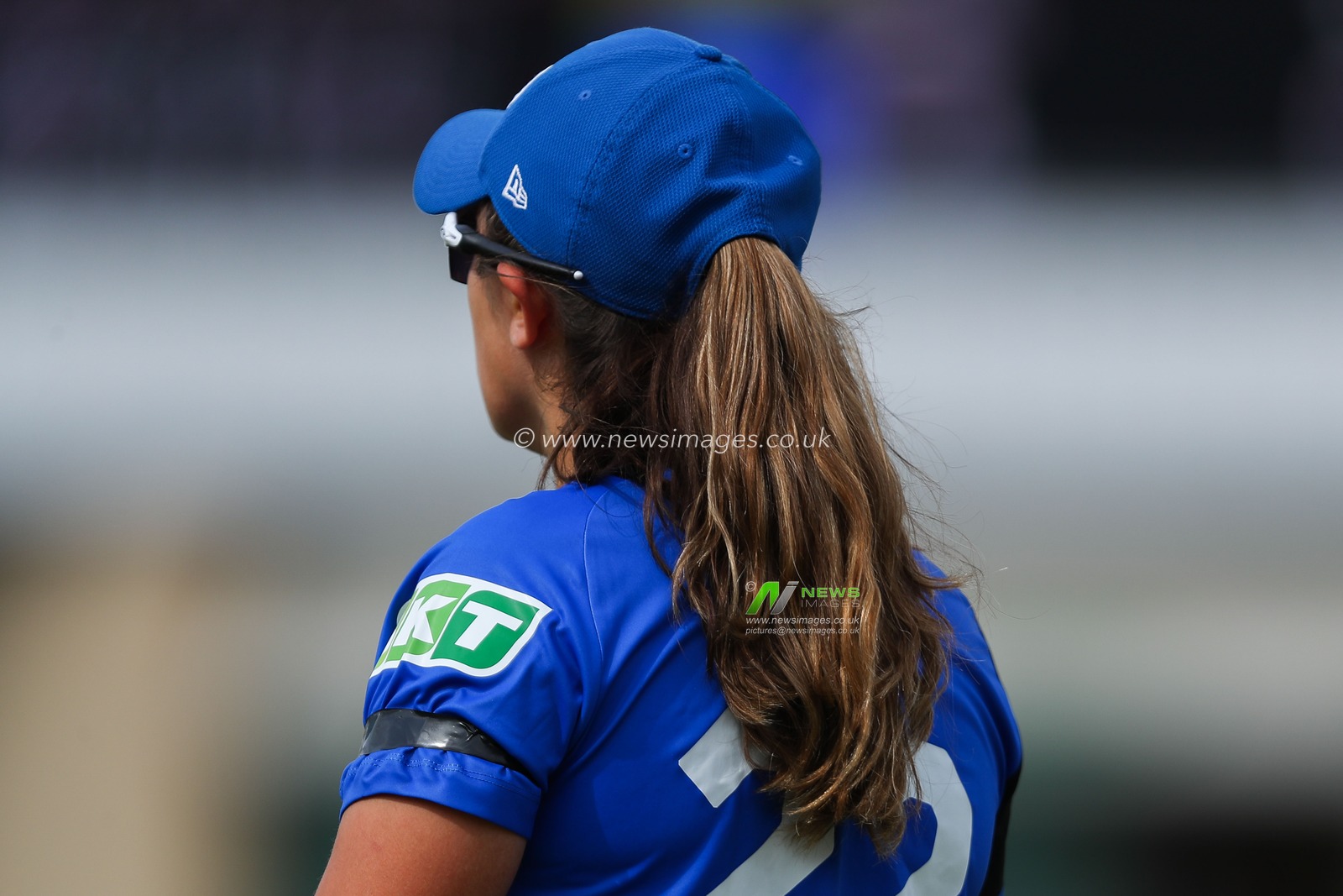 Players wear black armbands to commemorate Graham Thorpe during the The Hundred match Trent Rockets Women vs London Spirit Women at Trent Bridge, Nottingham, United Kingdom, 7th August 2024

(Photo by Izzy Poles/News Images)