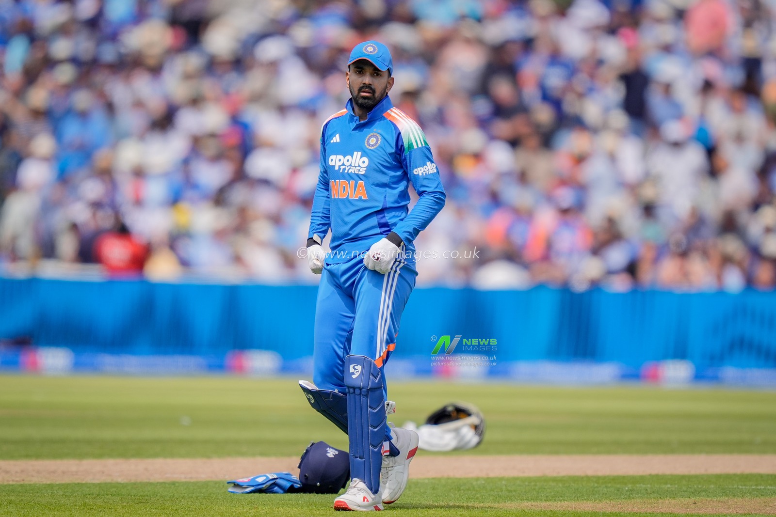 KL Rahul of India during the 1st Metro Bank ODI match England vs India at Edgbaston, Birmingham, United Kingdom on 14 July 2026

(Photo by Maynard Manyowa/News Images)