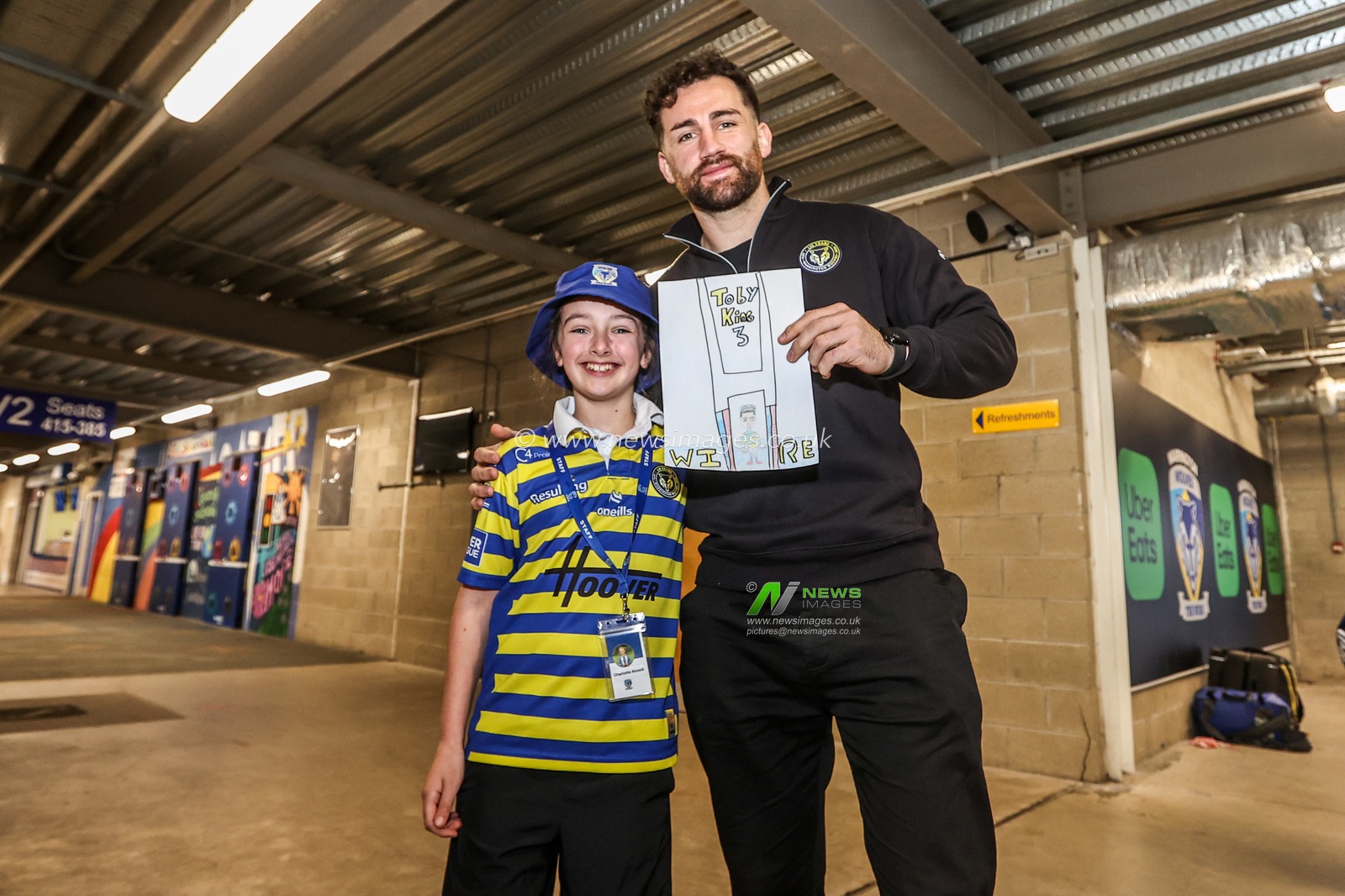 Toby King of Warrington Wolves arrives during the Betfred Super League round 5 match Warrington Wolves vs Castleford Tigers at The Halliwell Jones Stadium, Warrington, United Kingdom on 21 March 2026

(Photo by Alfie Cosgrove/News Images)