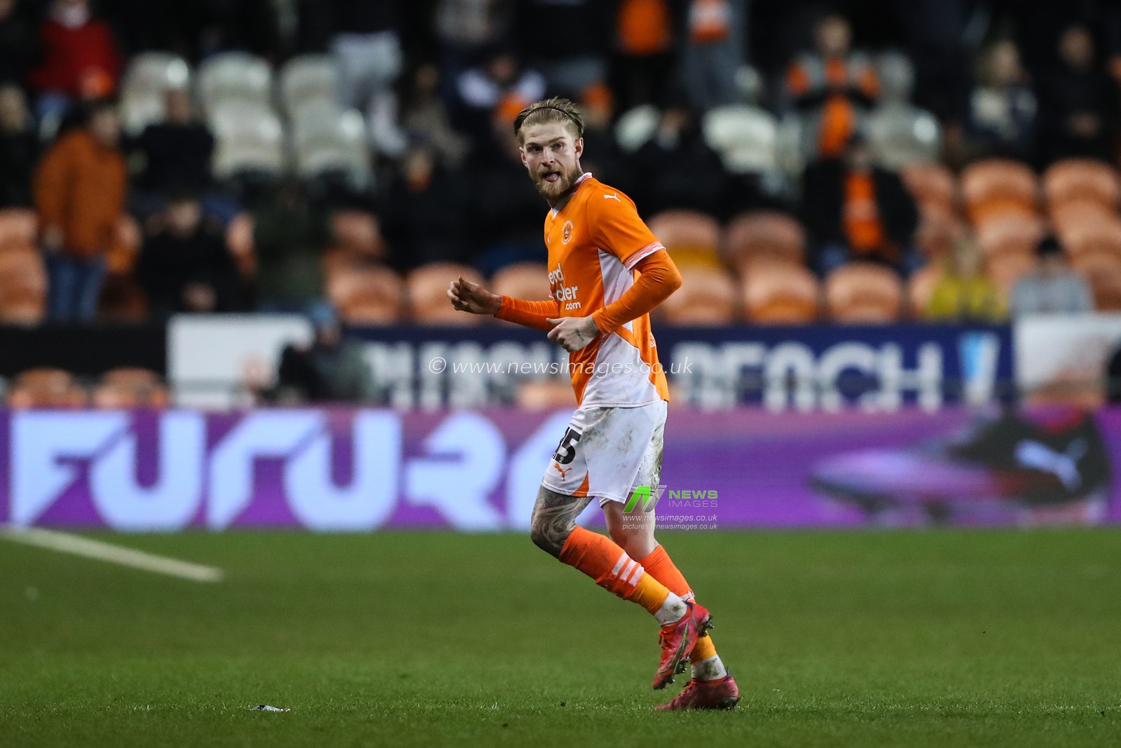 Hayden Coulson of Blackpool during the Sky Bet League 1 match Blackpool vs Peterborough United at Bloomfield Road, Blackpool, United Kingdom, 4th March 2025

(Photo by Gareth Evans/News Images)