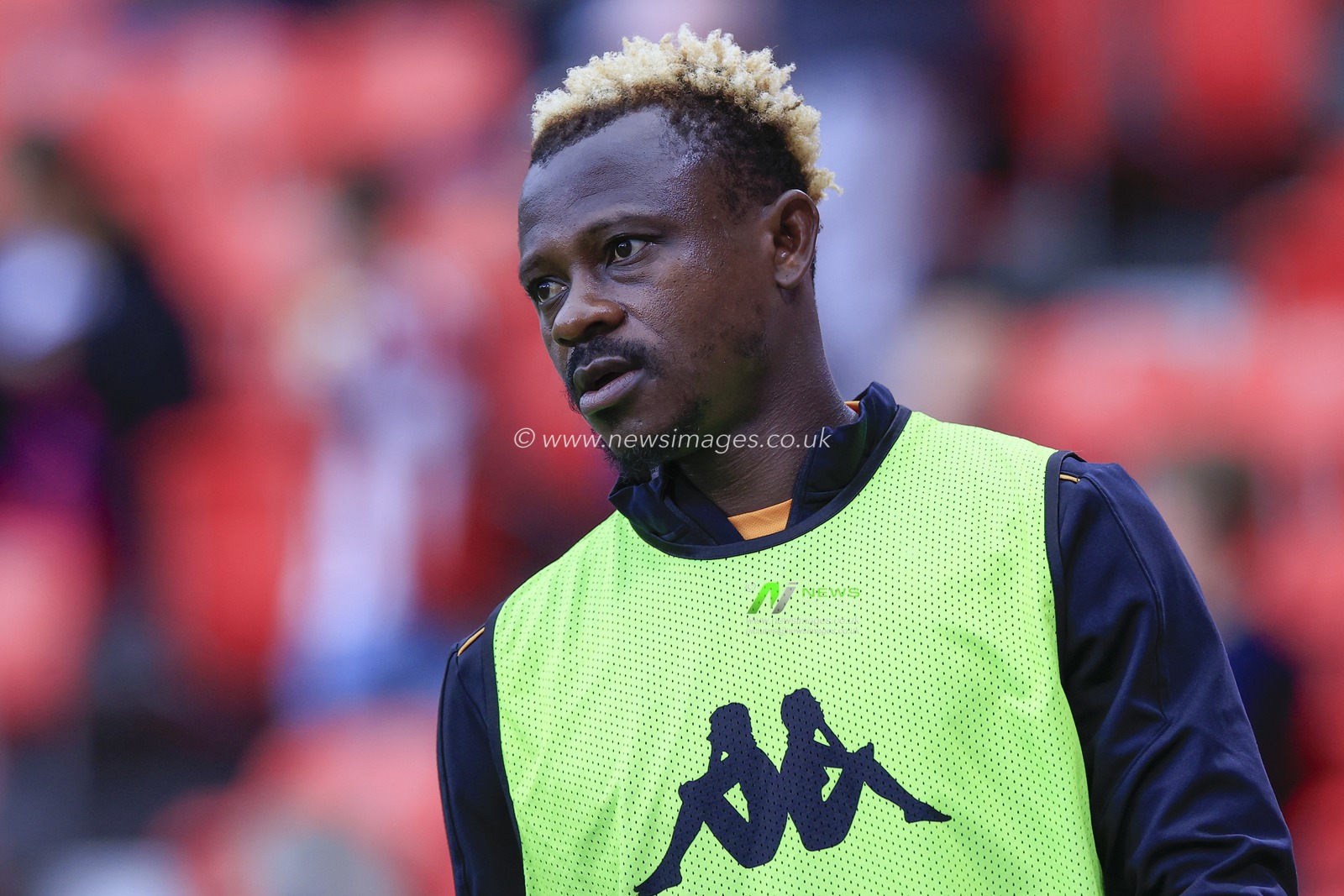 Jean Michael Seri #24 of Hull City during the warm up ahead of the Sky Bet Championship match Stoke City vs Hull City at Bet365 Stadium, Stoke-on-Trent, United Kingdom, 24th September 2023

(Photo by Conor Molloy/News Images)