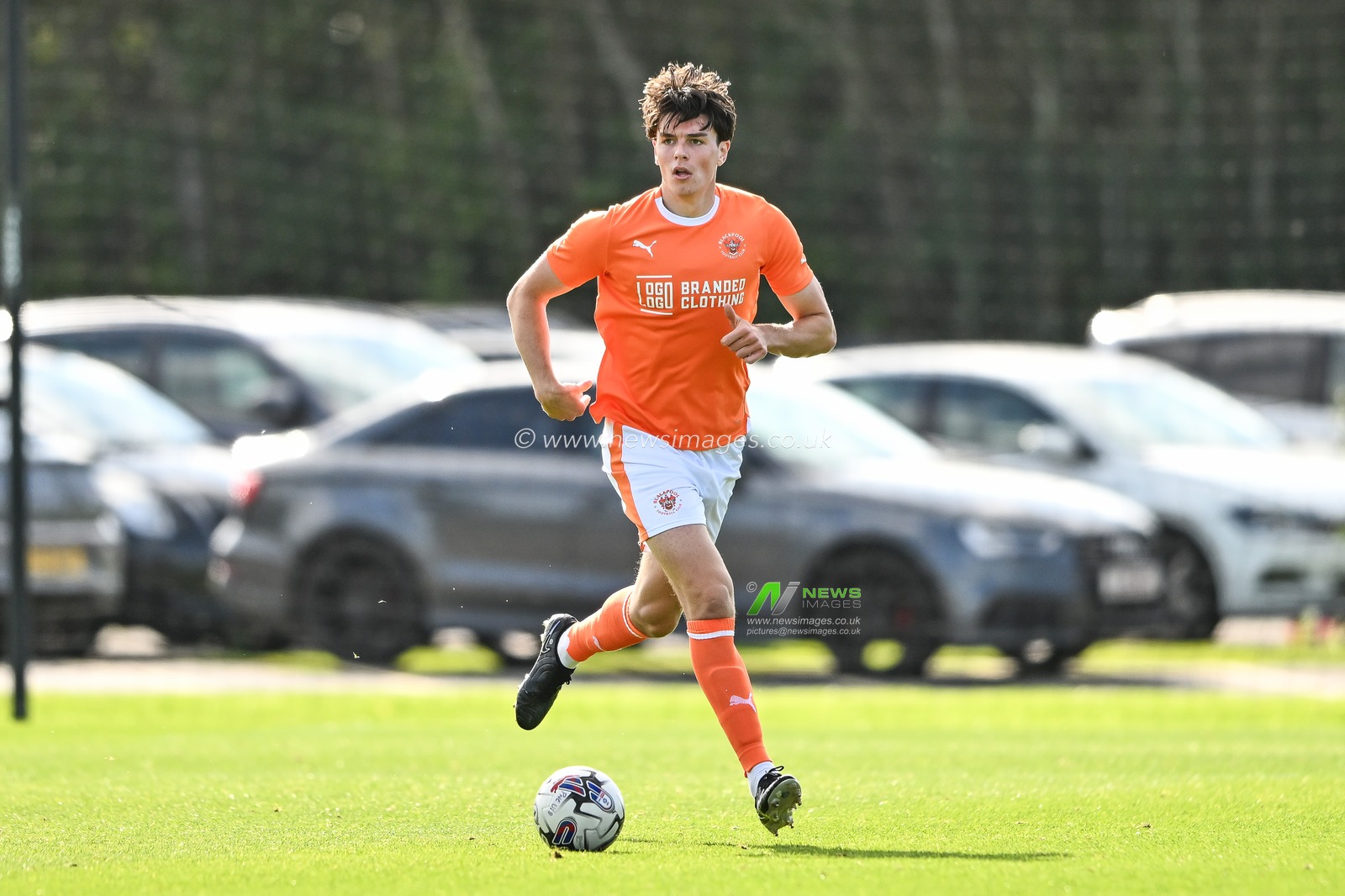 during the Central League match Preston North End vs Blackpool at Springfield Training Ground, Preston, United Kingdom, 26th September 2023

(Photo by Craig Thomas/News Images)