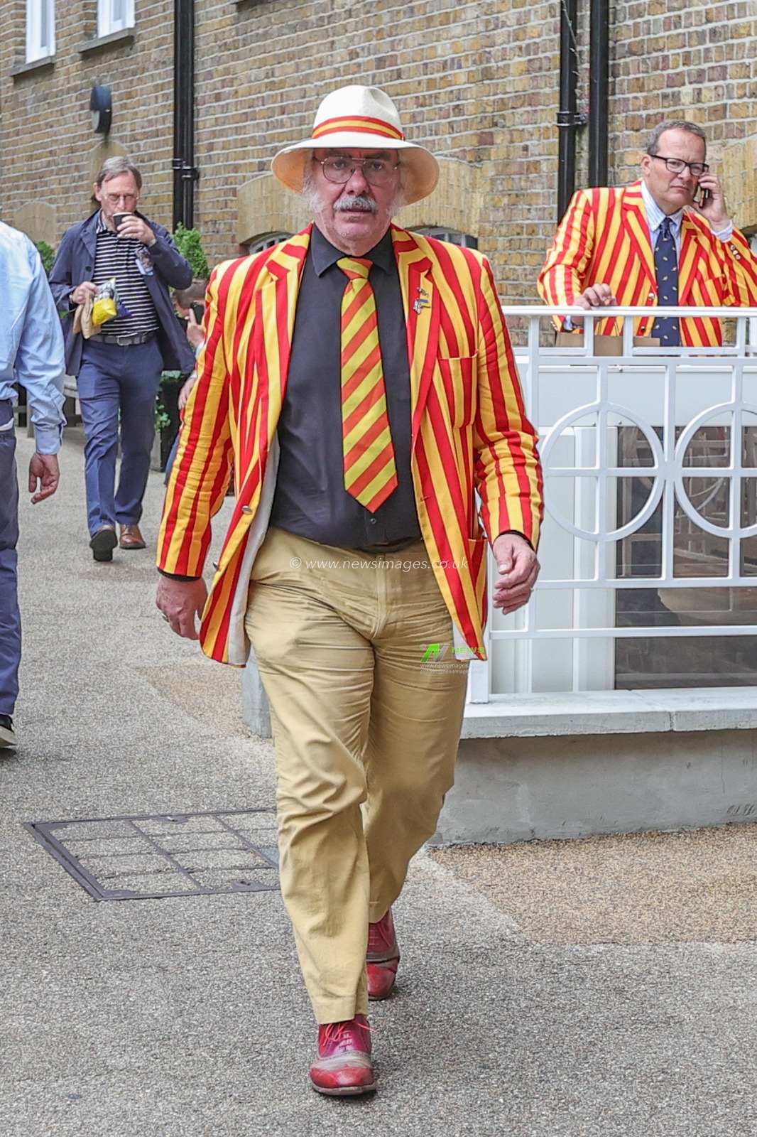 Marylebone Cricket Club member during the LV= Insurance Ashes Test Series Second Test Day 1 England v Australia at Lords, London, United Kingdom, 28th June 2023

(Photo by Mark Cosgrove/News Images)