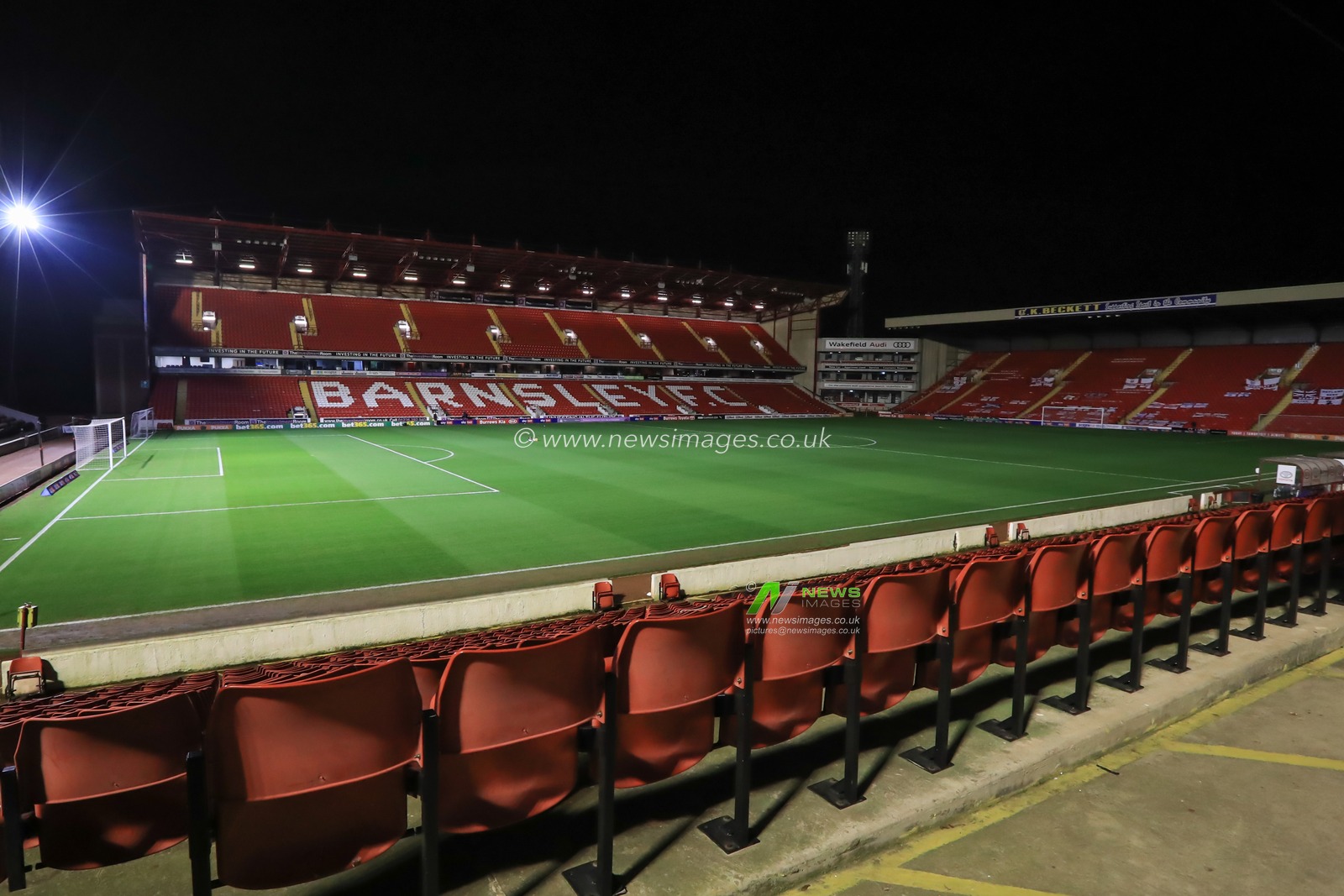 A general view of Oakwell