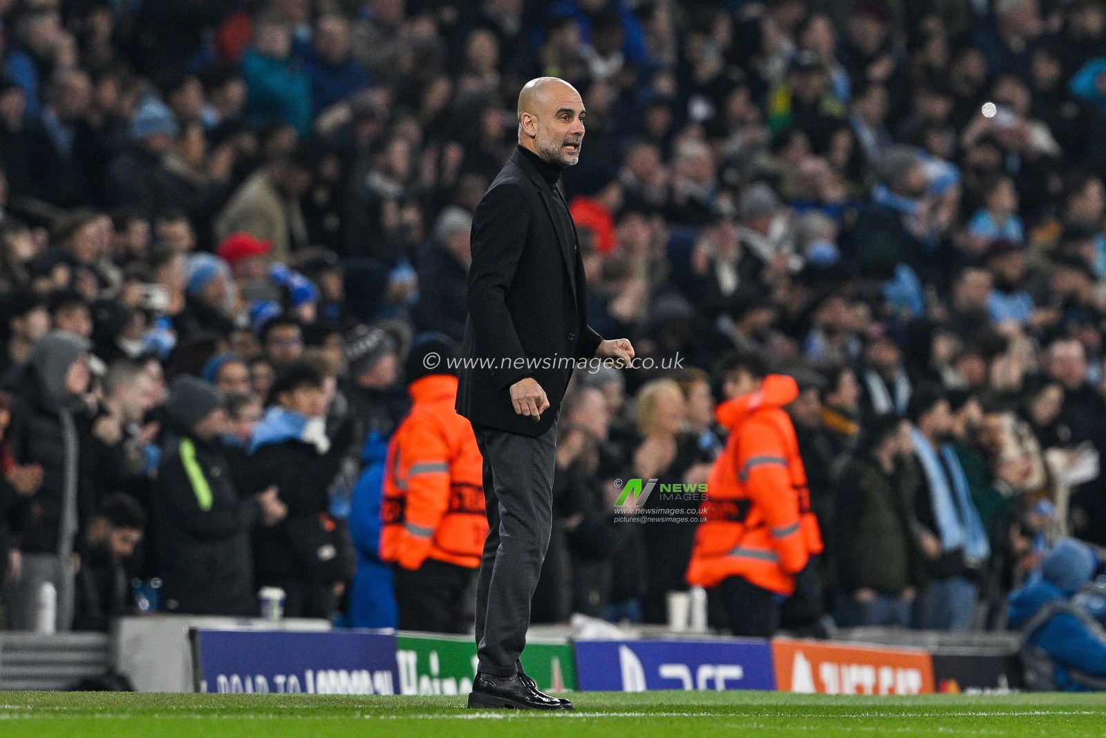 Pep Guardiola manager of Manchester City during the UEFA Champions League match Manchester City vs F.C. Copenhagen at Etihad Stadium, Manchester, United Kingdom, 6th March 2024

(Photo by Cody Froggatt/News Images)