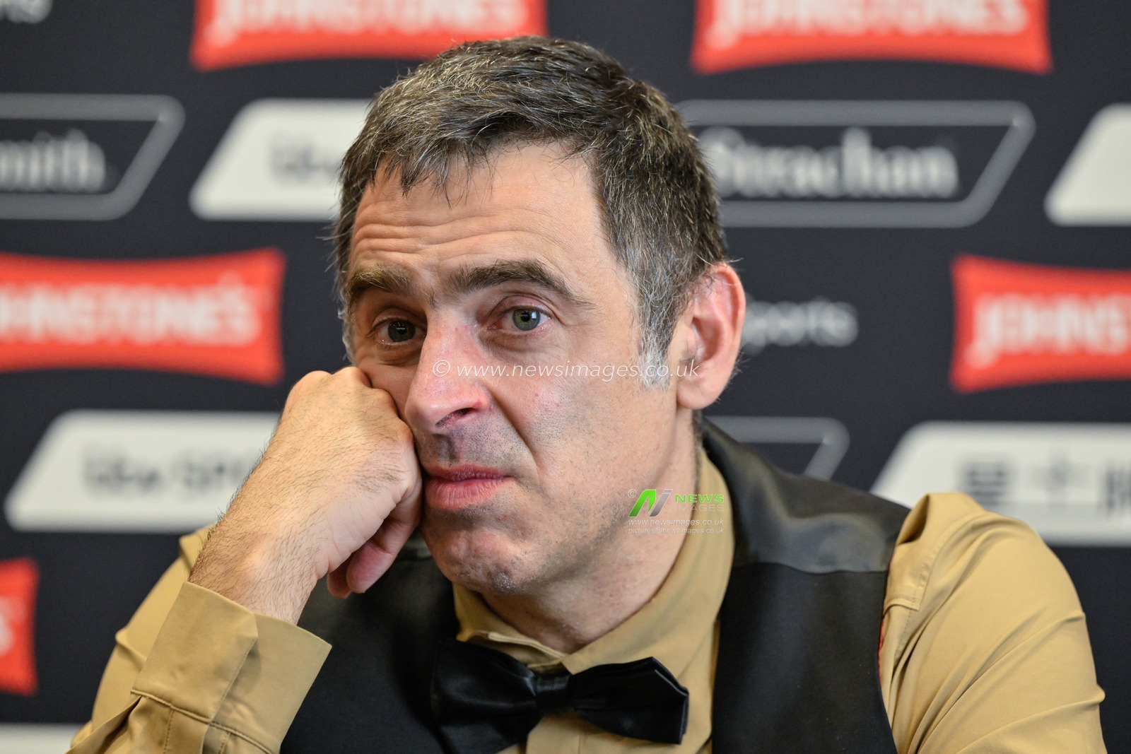 Ronnie O'Sullivan speaks at the post match interview, during the Johnstoneâ€™s Paint Tour Championships at Manchester Central, Manchester, United Kingdom, 5th April 2024

(Photo by Cody Froggatt/News Images)