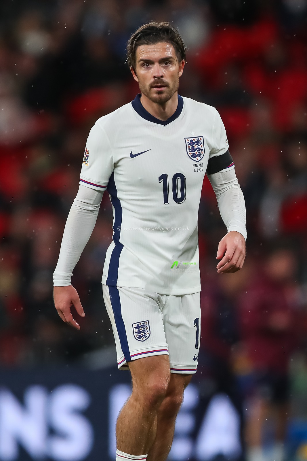 Jack Grealish of England during the UEFA Nations League - League B - Group 2 England v Finland at Wembley Stadium, London, United Kingdom, 10th September 2024

(Photo by Gareth Evans/News Images)