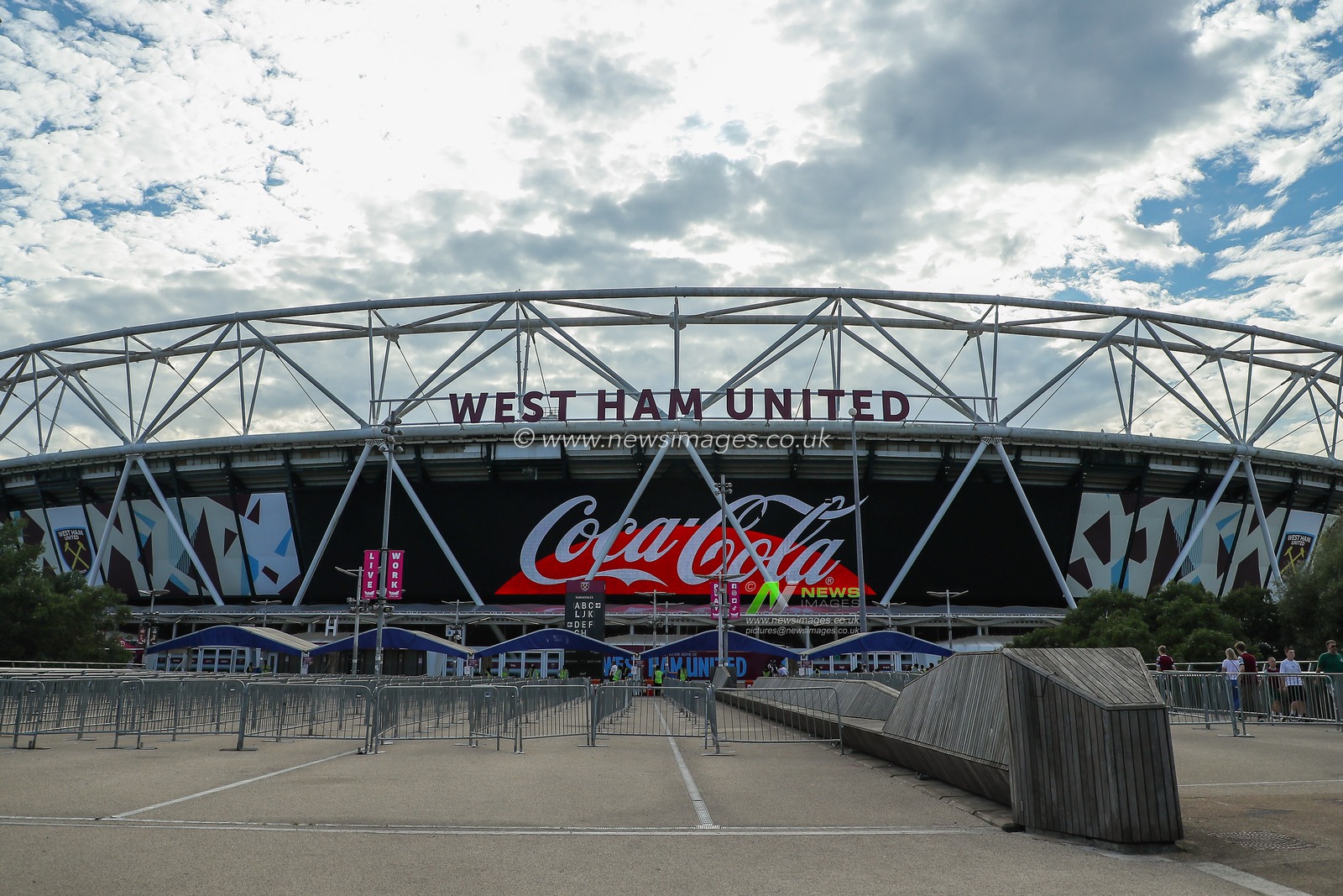 A general view of London Stadium, Home of West Ham United ahead of the Carabao Cup match West Ham United vs Bournemouth at London Stadium, London, United Kingdom, 28th August 2024

(Photo by Izzy Poles/News Images)