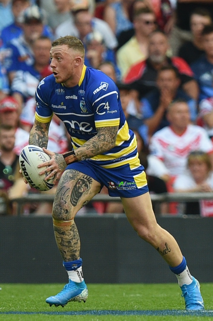 24th August 2019 , Wembley Stadium, London England ; 2019 Coral Challenge Cup Final ; St Helens vs Warrington Wolves ; Josh Charnley of Warrington Wolves during the game



Credit: Richard Long/News Images