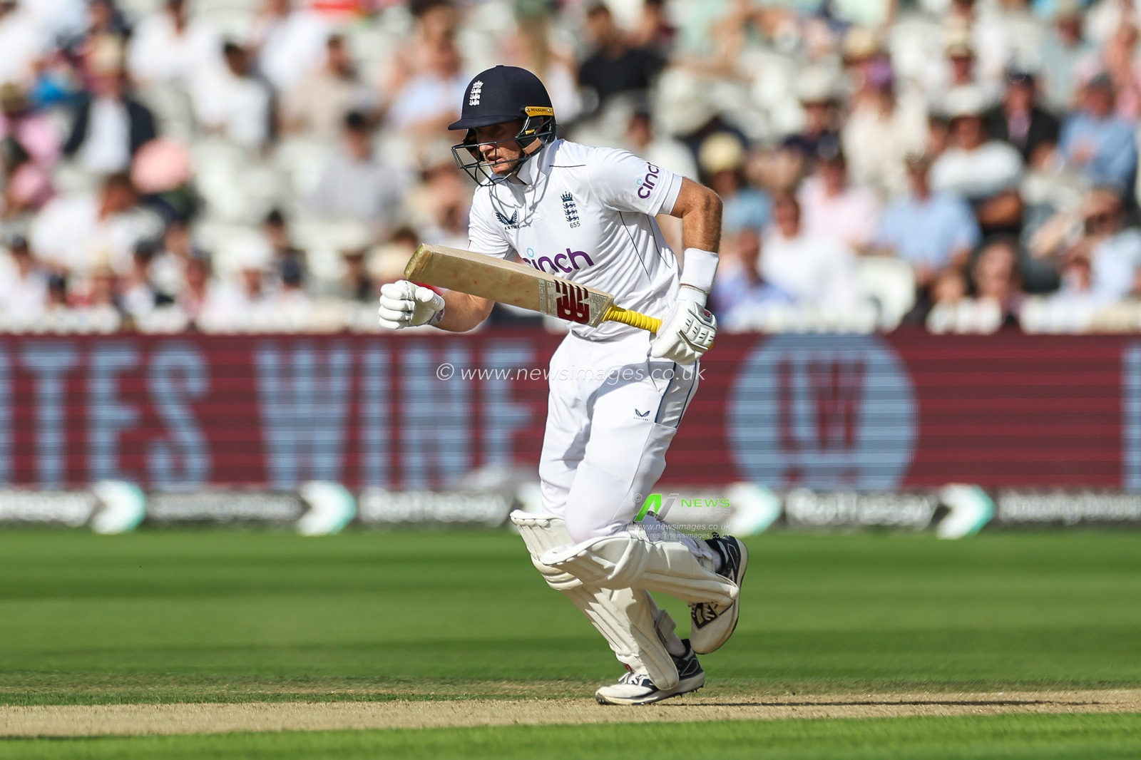 Joe Root of England runs a single during the England Men v Sri Lanka 2nd Rothesay Test Match Day 1 at Lords, London, United Kingdom, 29th August 2024

(Photo by Mark Cosgrove/News Images)