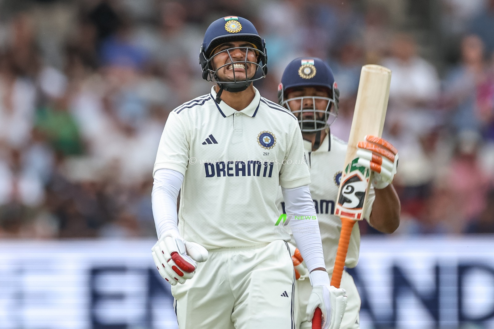 A dejected India captain Shubman Gill after hes caught out by Josh Tongue of England during the 1st Rothesay Test Match Day 2 England vs India at Headingley Cricket Ground, Leeds, United Kingdom, 21st June 2025

(Photo by Mark Cosgrove/News Images)