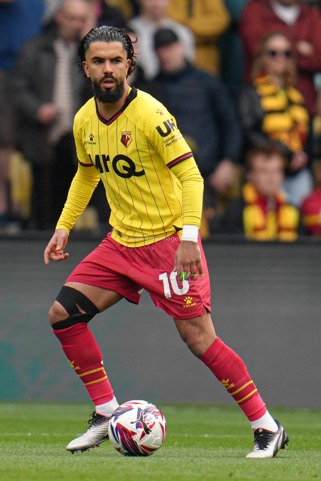 ImrÃ¢n Louza of Watford during the Sky Bet Championship match Watford vs Burnley at Vicarage Road, Watford, United Kingdom, 18th April 2025

(Photo by Harvey Murphy/News Images)