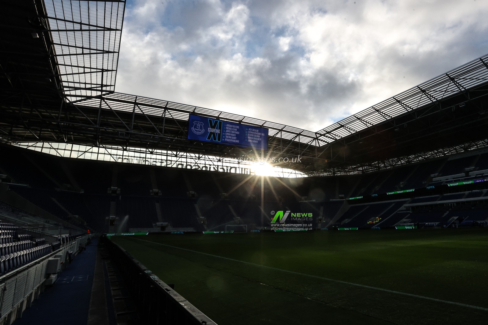 A general view of Hill Dickinson Stadium ahead of the Premier League match Everton vs Newcastle United at Hill Dickinson Stadium, Liverpool, United Kingdom, 29th November 2025

(Photo by Alfie Cosgrove/News Images)

*** GER AUT SUI OUT ***