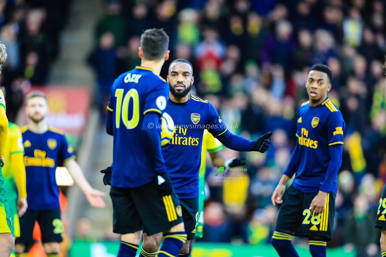 1st December 2019, Carrow Road, Norwich, England; Premier League, Norwich City v Arsenal : Alexandre Lacazette (09) of Arsenal looks bemused following the penalty decision

Credit: Georgie Kerr/News Images