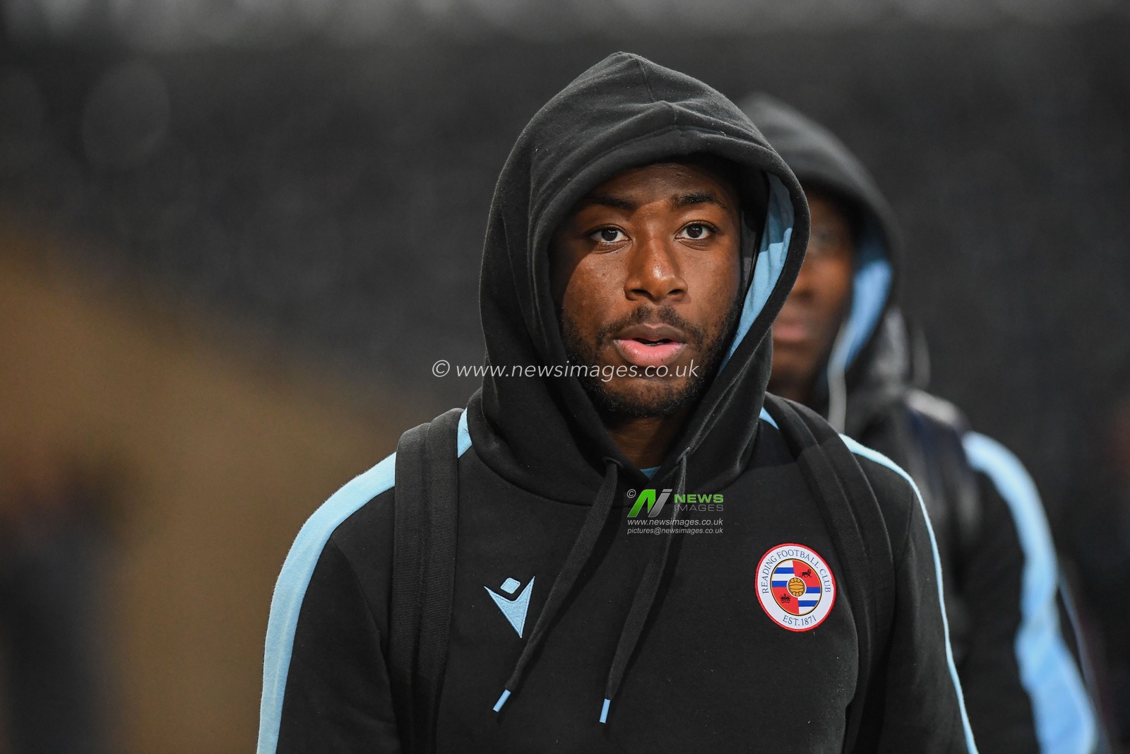 Yakou MÃ©Ã¯te #11 of Reading arrives at Swansea.com stadium during the Sky Bet Championship match Swansea City vs Reading at Swansea.com Stadium, Swansea, United Kingdom, 18th October 2022

(Photo by Mike Jones/News Images)