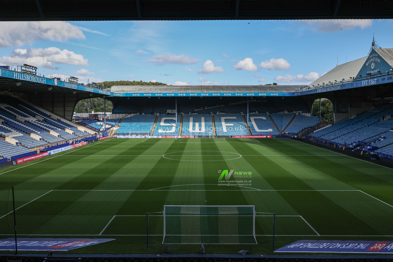 A general view of Hillsborough during the Sky Bet Championship match Sheffield Wednesday vs Leeds United at Hillsborough, Sheffield, United Kingdom, 23rd August 2024

(Photo by Mark Cosgrove/News Images)