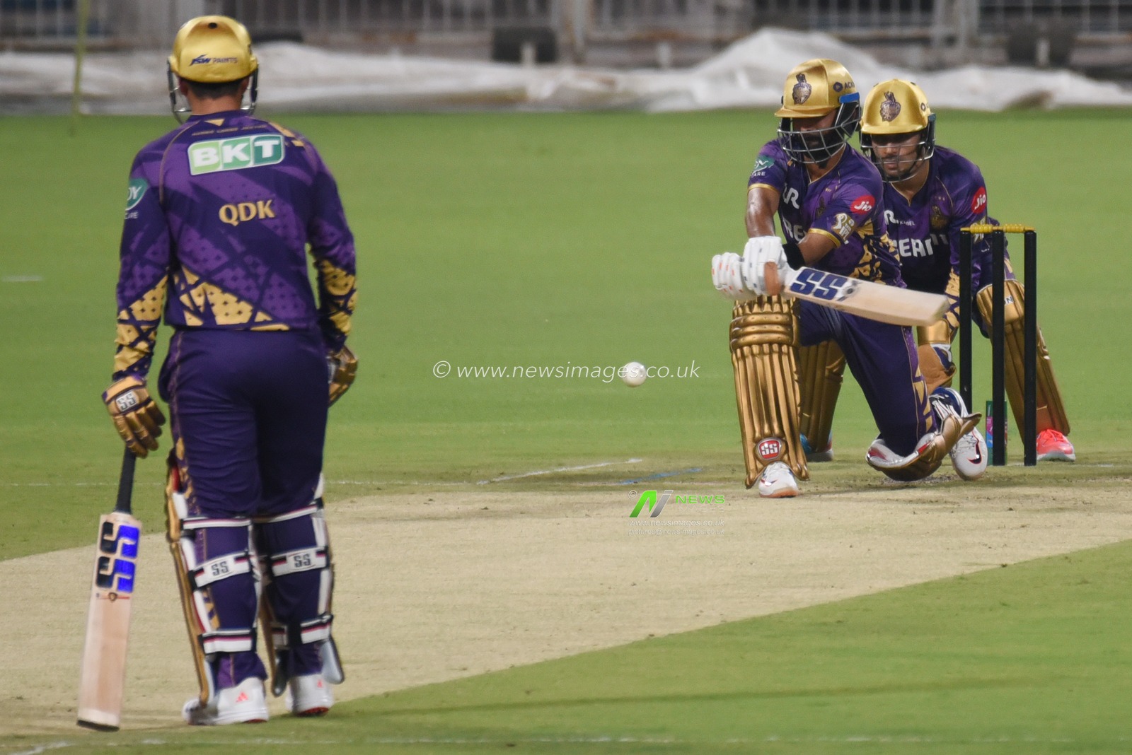 Kolkata Knight Rider's Ajinkya Rahane batting at the practices cricket match  during a training sessionahead the Indian Premier League (IPL) Twenty20 cricket Match at the Eden Gardens Stadium in Kolkata on March 17,2025,Pictures by Debajyoti Chakraborty.(Photo: Debajyoti Chakraborty/News Images)
