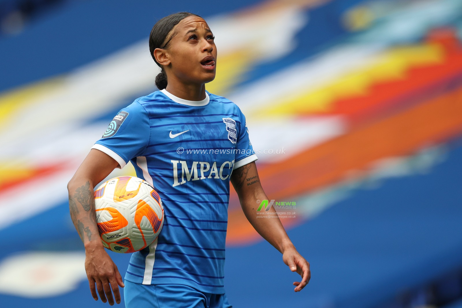 Siobhan Wilson #14 of Birmingham City during the The Fa Women's Super League match Birmingham City Women vs Coventry United Women at St Andrews, Birmingham, United Kingdom, 25th September 2022

(Photo by Simon Bissett/News Images)