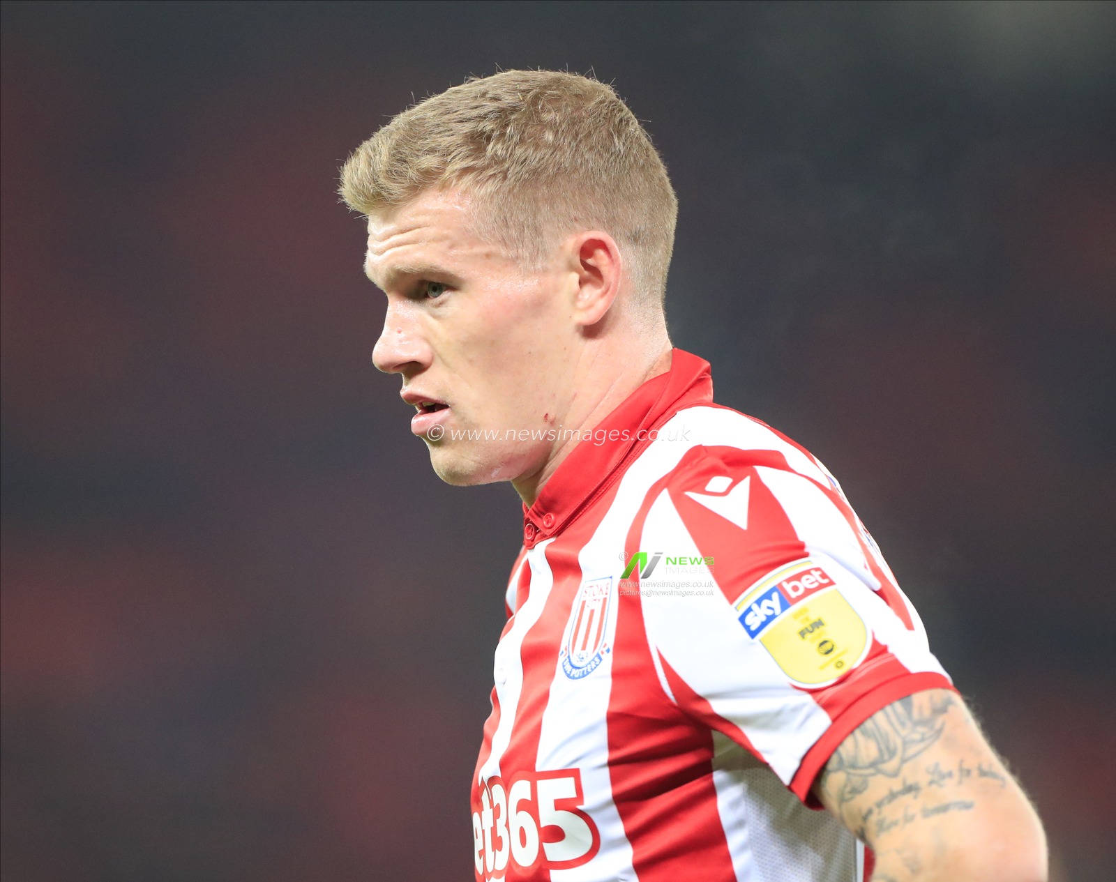 4th November 2019, Bet365 Stadium, Stoke-on-Trent, England; Sky Bet Championship, Stoke City v West Bromwich Albion : James McClean (11) of Stoke City

Credit: Conor Molloy/News Images