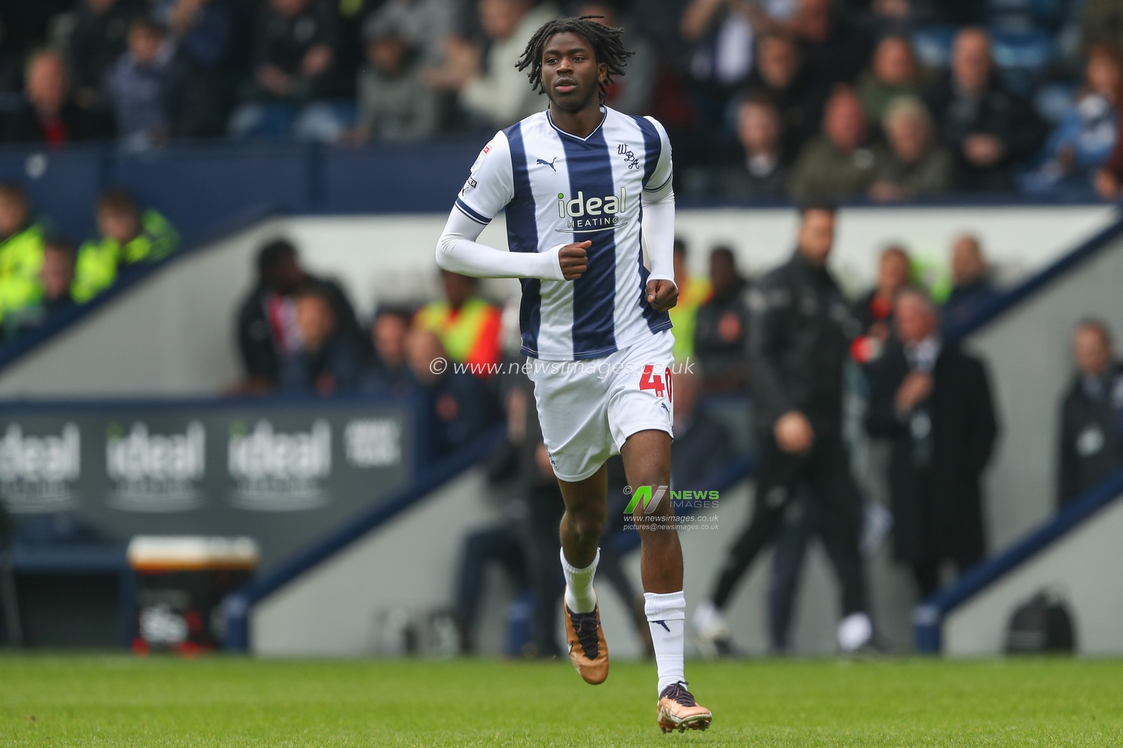 Modou Faal #40 of West Bromwich Albion during the Sky Bet Championship match West Bromwich Albion vs Sunderland at The Hawthorns, West Bromwich, United Kingdom, 23rd April 2023

(Photo by Gareth Evans/News Images)