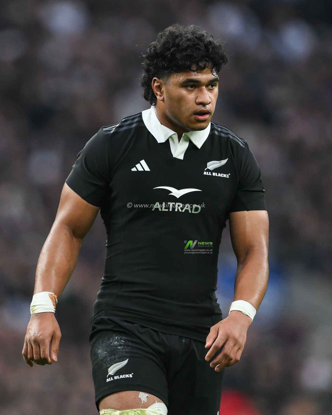 Wallace Sititi of New Zealand during the Autumn Nations Series match England vs New Zealand at Allianz Stadium,, Twickenham, United Kingdom, 2nd November 2024

(Photo by Craig Thomas/News Images)