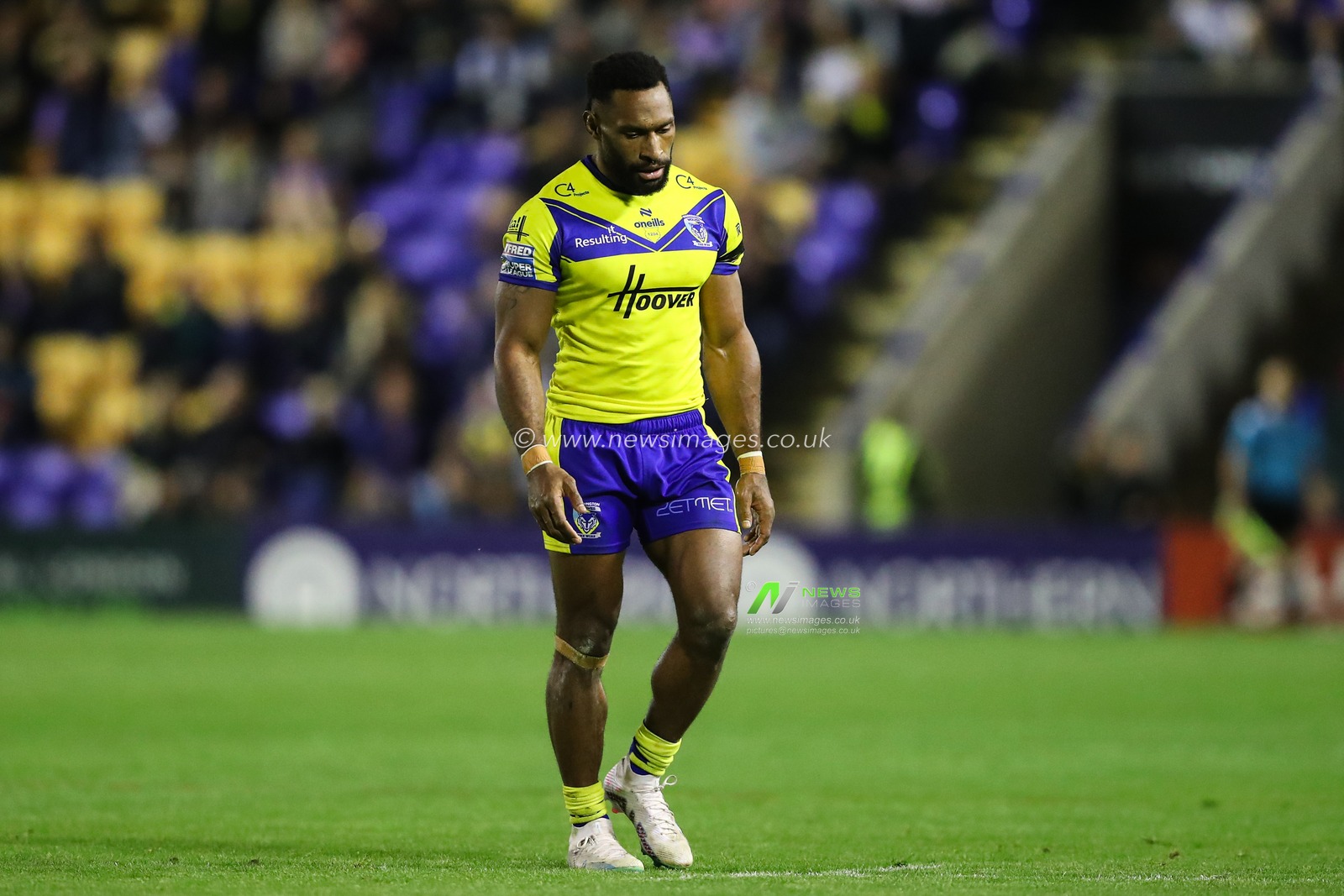Rodrick Tai of Warrington Wolves during the Betfred Super League Round 9 match Warrington Wolves vs St Helens at Halliwell Jones Stadium, Warrington, United Kingdom, 24th April 2025

(Photo by Gareth Evans/News Images)