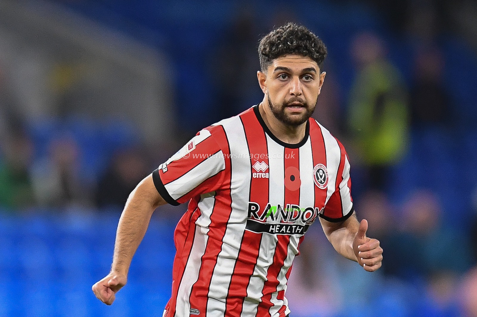 Reda Khadra #11 of Sheffield United during the Sky Bet Championship match Cardiff City vs Sheffield United at Cardiff City Stadium, Cardiff, United Kingdom, 12th November 2022

(Photo by Mike Jones/News Images)