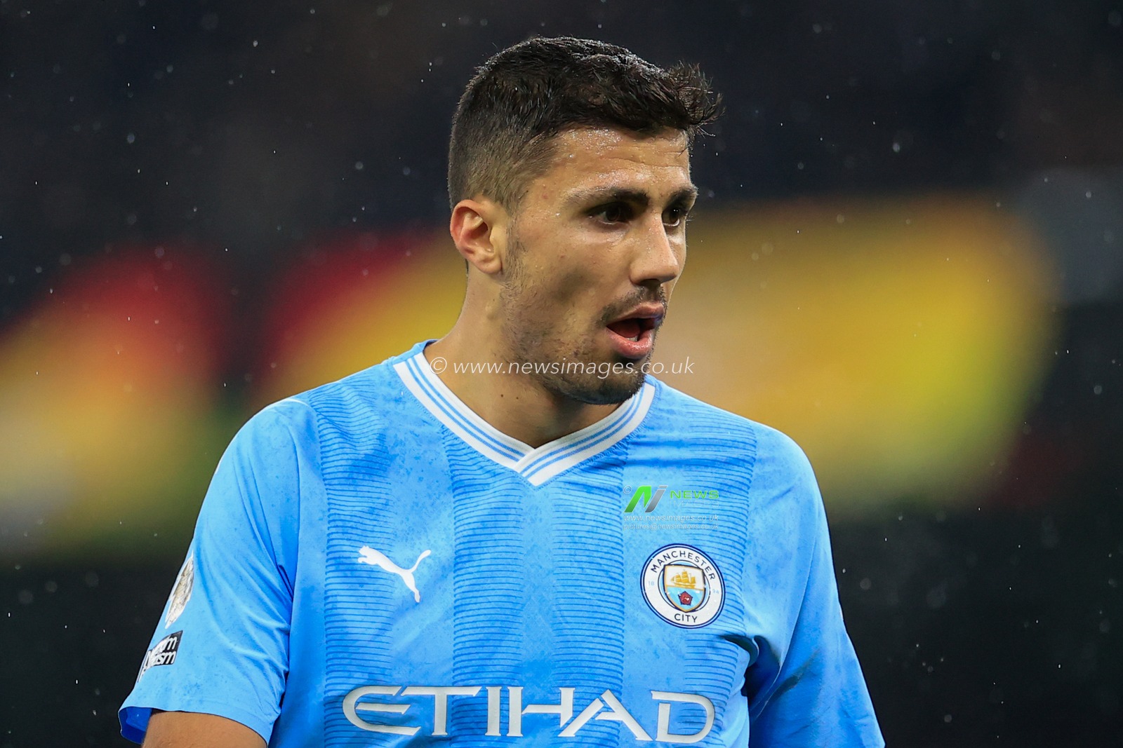 Rodri #16 of Manchester City during the Premier League match Manchester City vs Tottenham Hotspur at Etihad Stadium, Manchester, United Kingdom, 3rd December 2023

(Photo by Conor Molloy/News Images)