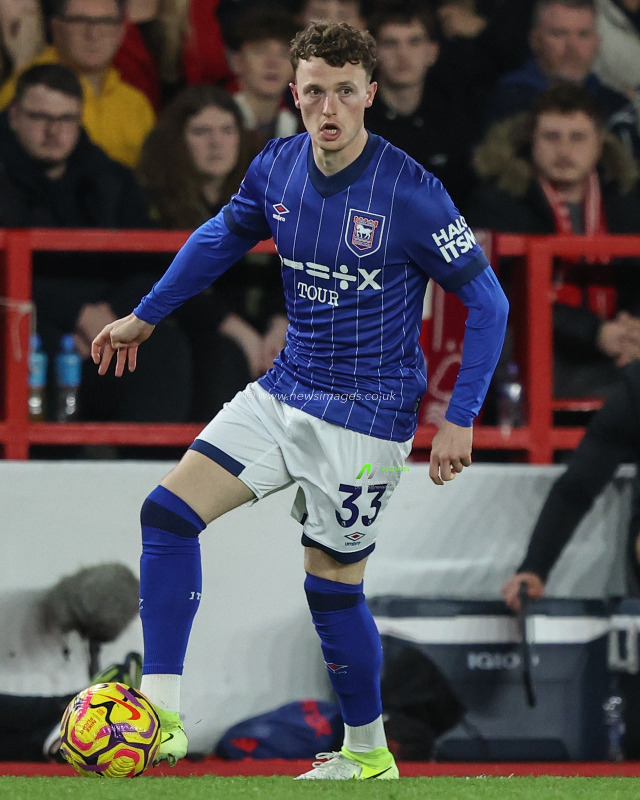 Nathan Broadhead of Ipswich Town during the Premier League match Nottingham Forest vs Ipswich Town at City Ground, Nottingham, United Kingdom, 30th November 2024

(Photo by Alfie Cosgrove/News Images)