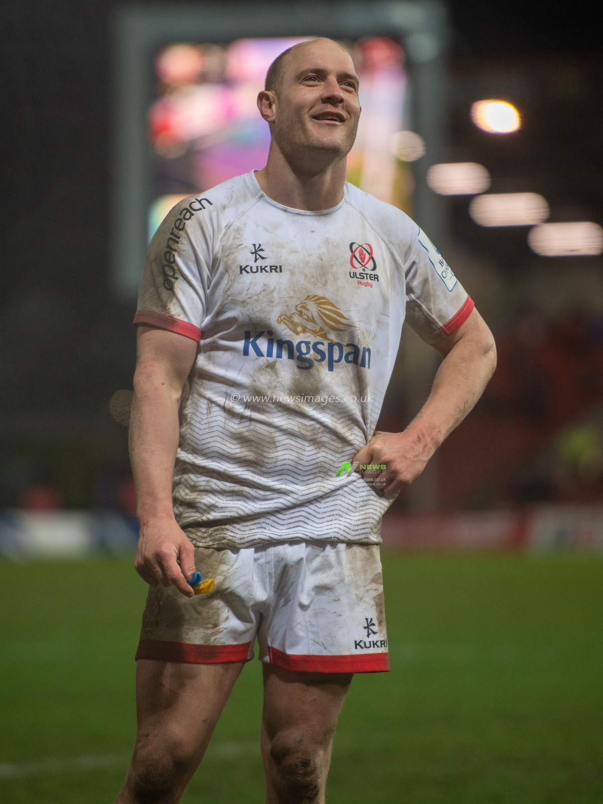 Matt Faddes #14 of Ulster Rugby