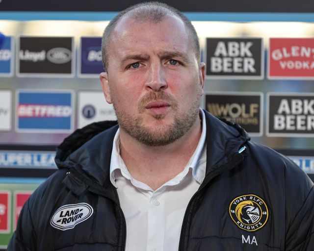 Mark Applegarth head coach of York Knights during the Betfred Super League round 9 match York Knights vs Toulouse at LNER Community Stadium, York, United Kingdom on 23 April 2026

(Photo by Mark Cosgrove/News Images)