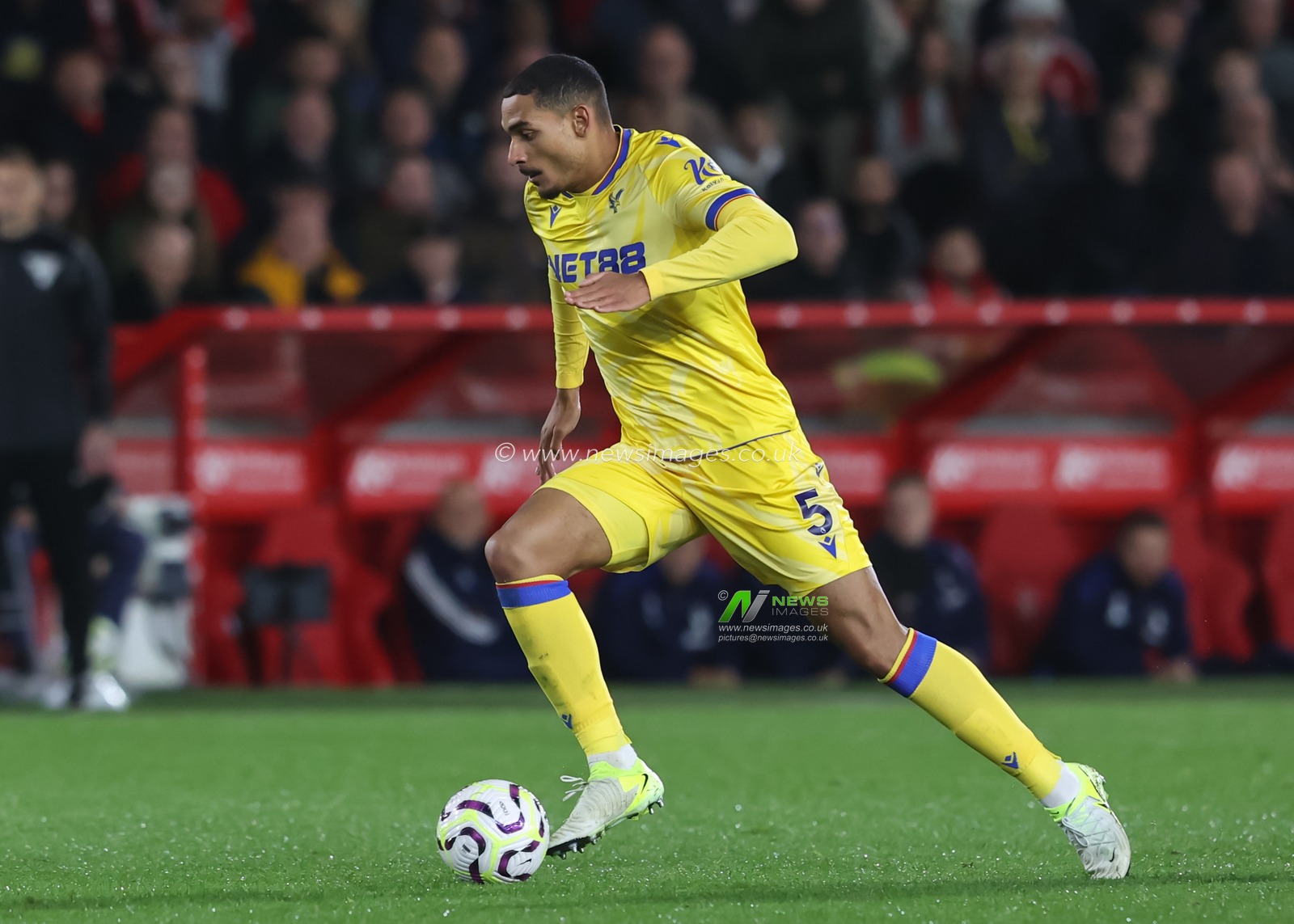 Maxence Lacroix of Crystal Palace in action during the Premier League match Nottingham Forest vs Crystal Palace at City Ground, Nottingham, United Kingdom, 21st October 2024

(Photo by Alfie Cosgrove/News Images)