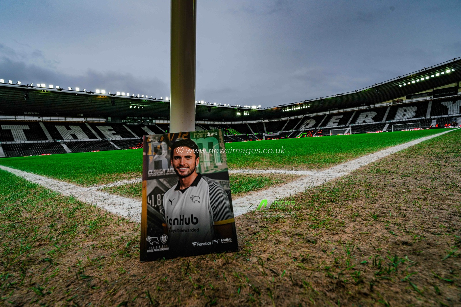 A ground shot showing the match day program during the Emirates FA Cup Third Round match Derby County vs Leeds United at Pride Park Stadium, Derby, United Kingdom, 11th January 2026

(Photo by Maynard Manyowa/News Images)
